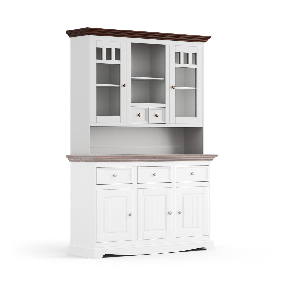 Nadstawka do komody Belluno Elegante - orzech - Kredens