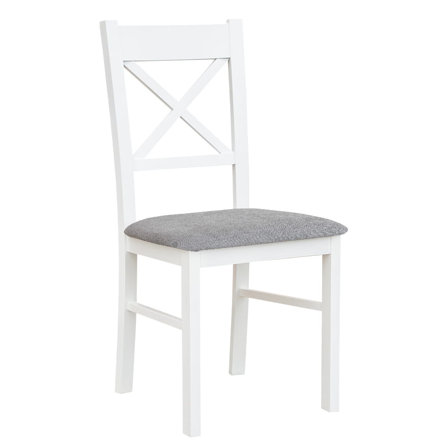 Krzesło Belluno Elegante 22 z siedziskiem materiałowym (Wybierz siedzisko krzesła: Tapicerowane szare - STORM 85)