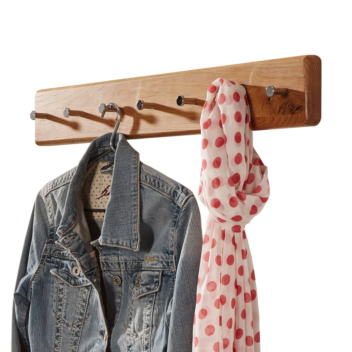 Wieszak dębowy duży Gialo