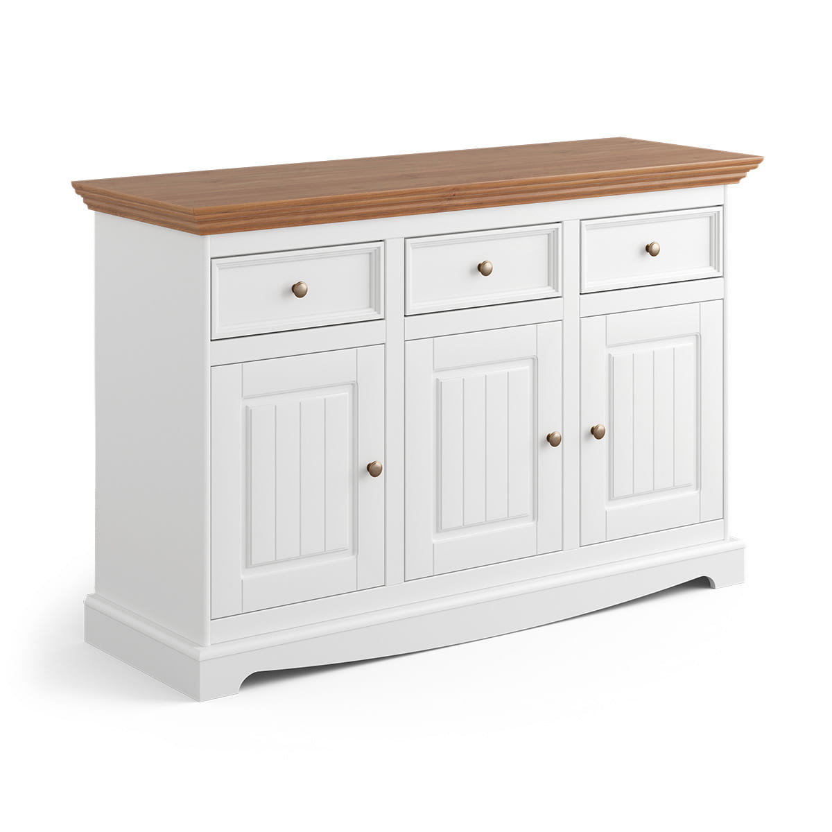 Komoda Belluno Elegante 3.3 biała / dąb