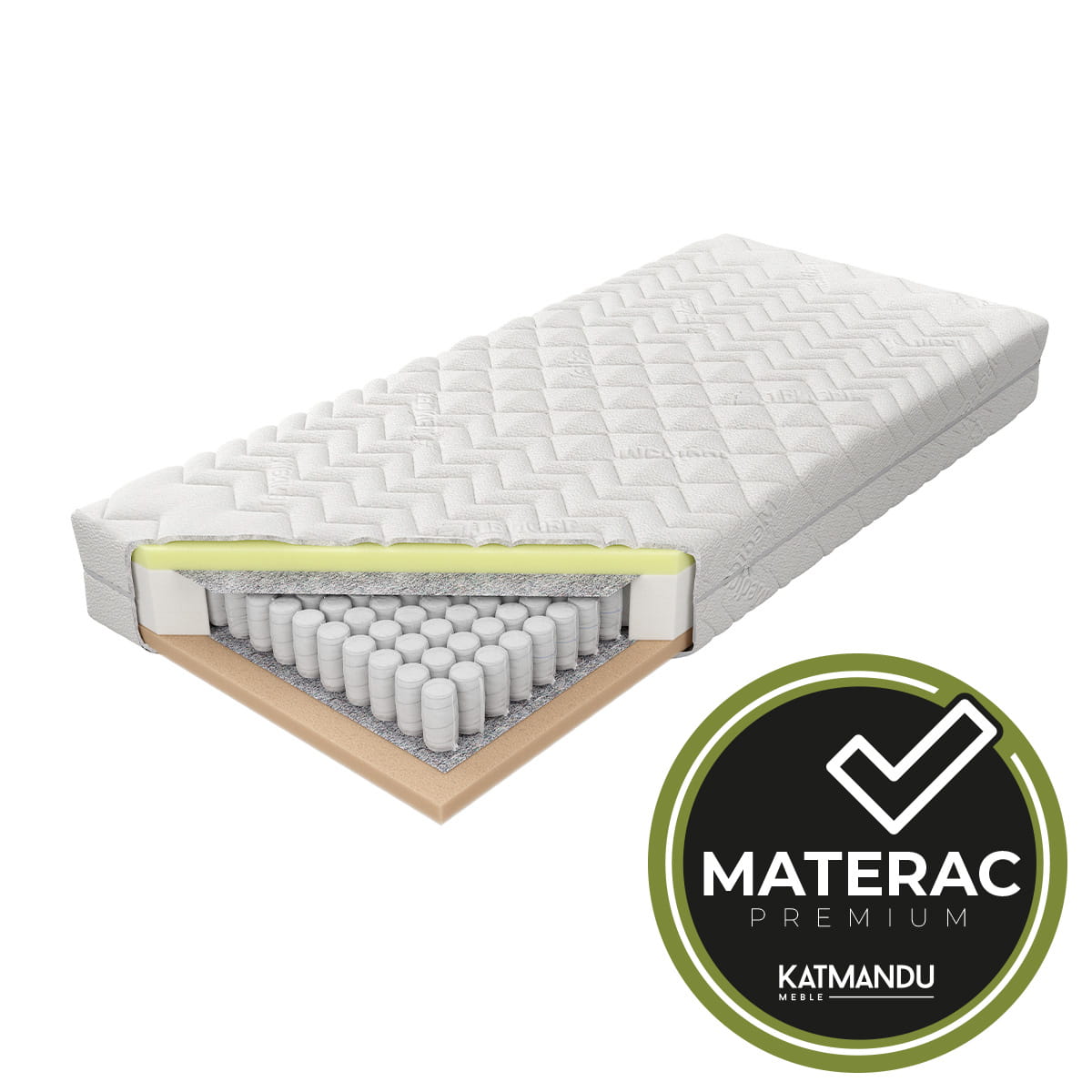 Materac kieszeniowy Sereno Premium H3 (Wielkość: 120 x 200cm)