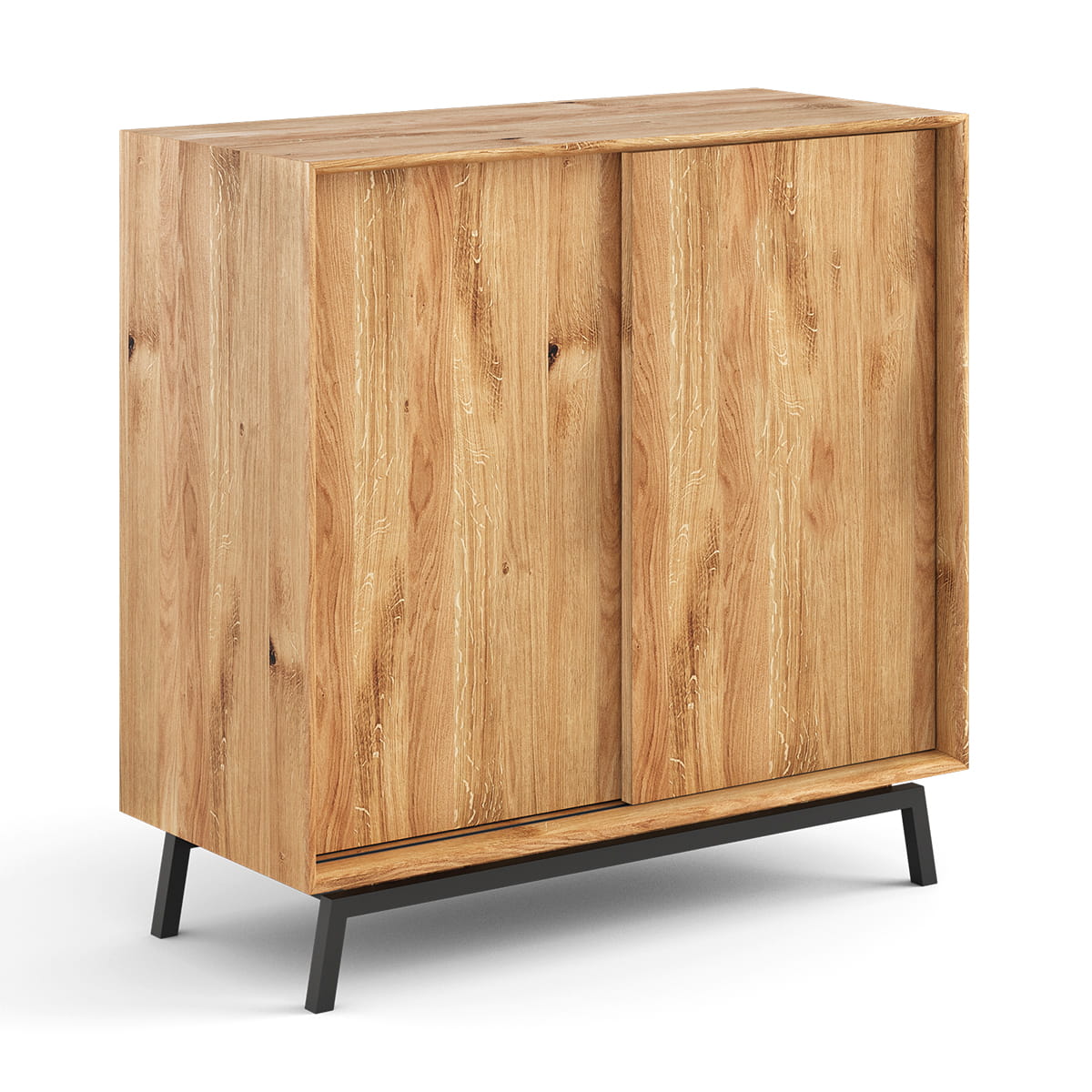 Komoda z barkiem dębowa Modern Loft
