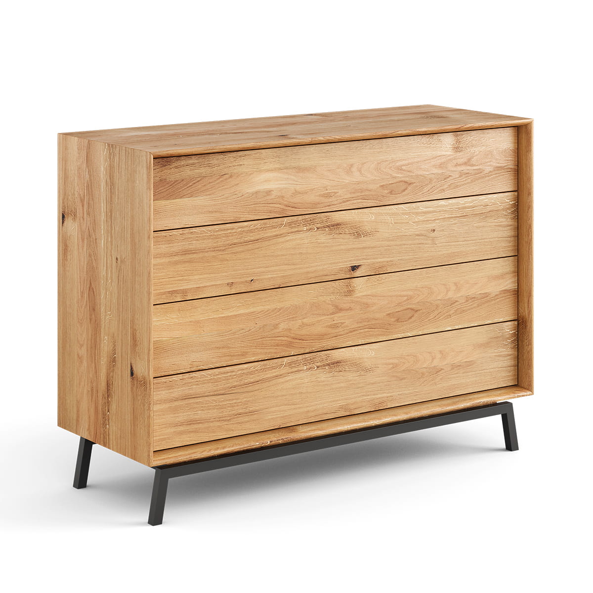 Komoda z szufladami dębowa Modern Loft