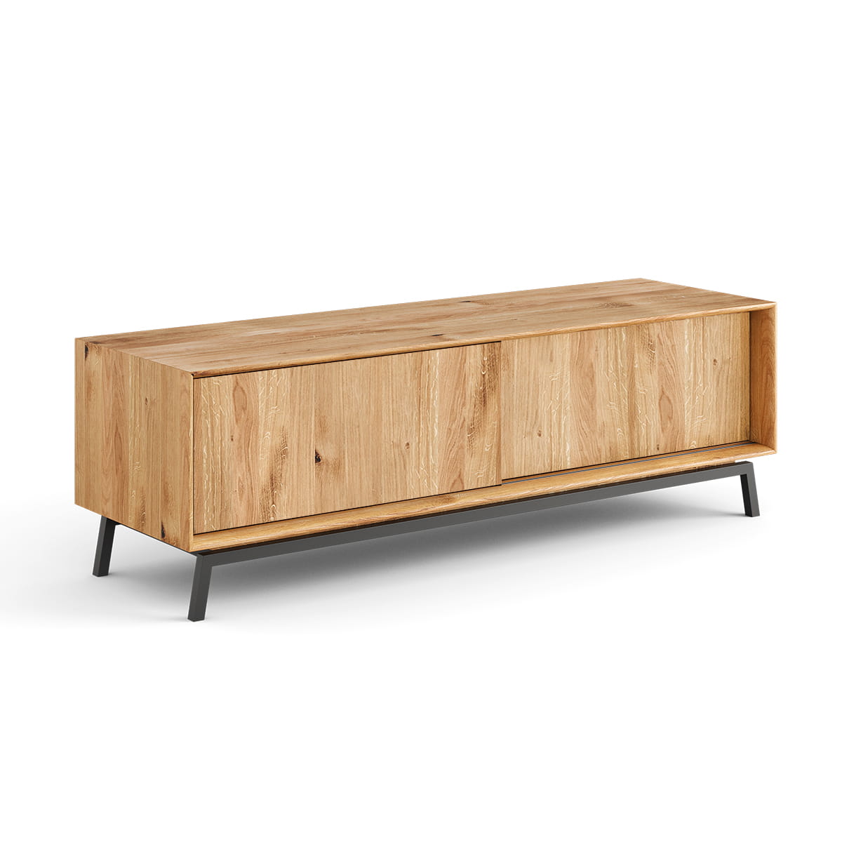 Szafka RTV dębowa duża Modern Loft