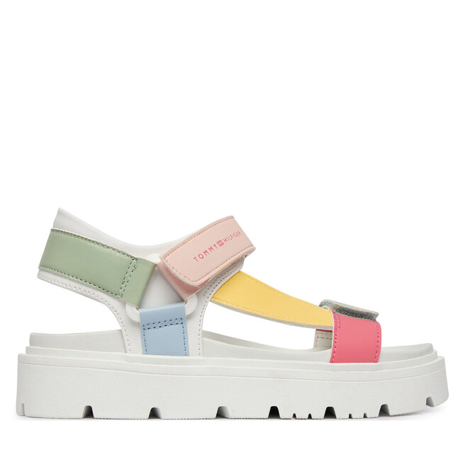 Sandały Tommy Hilfiger T3A2-34286-0326 Kolorowy
