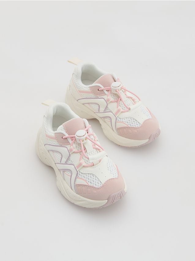 Reserved - Lekkie sneakersy - pastelowy róż
