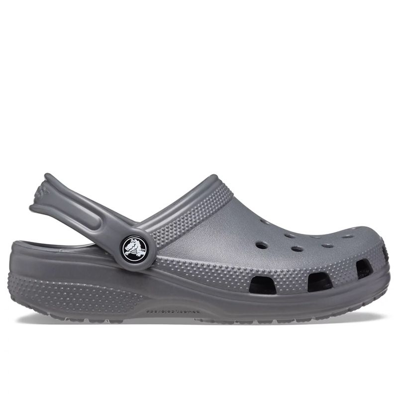 Klapki młodzieżowe Crocs Classic Clog 206991-0DA - szare