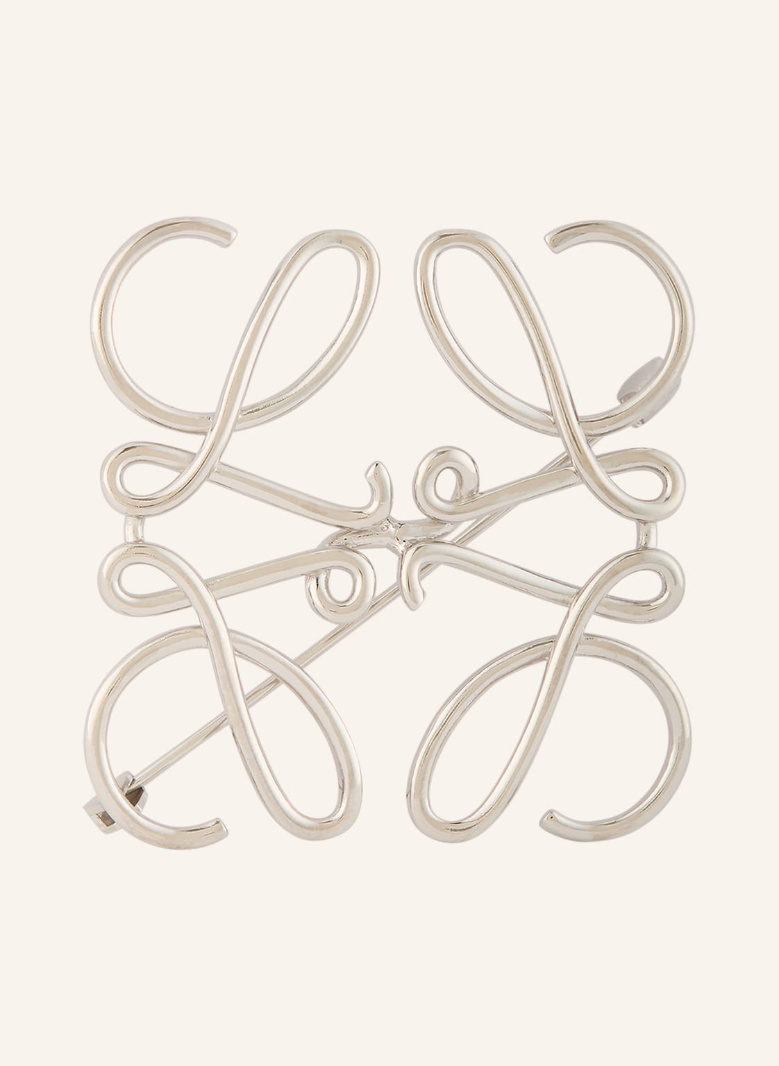 Loewe Broszka Anagram silber