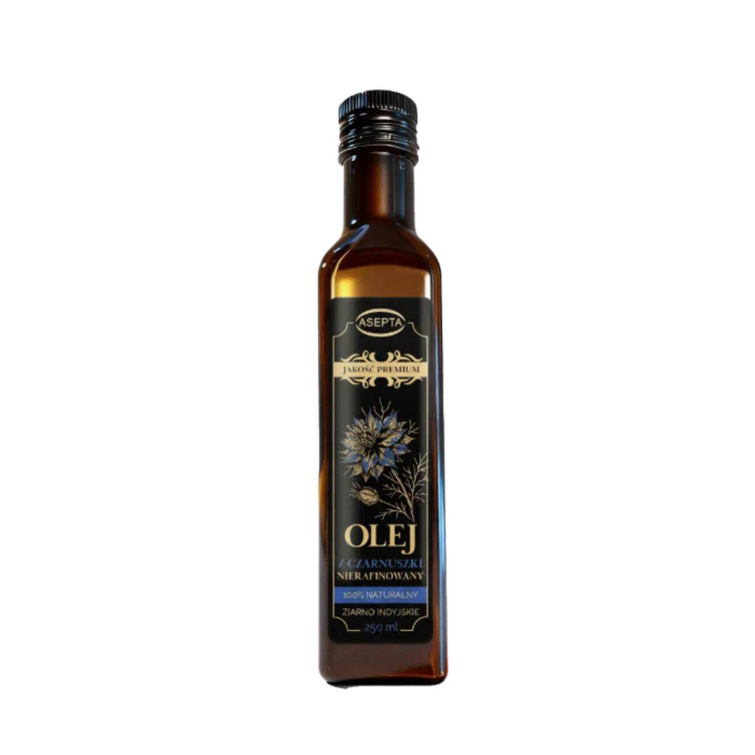 Asepta Olej z czarnuszki nierafinowany, 250 ml