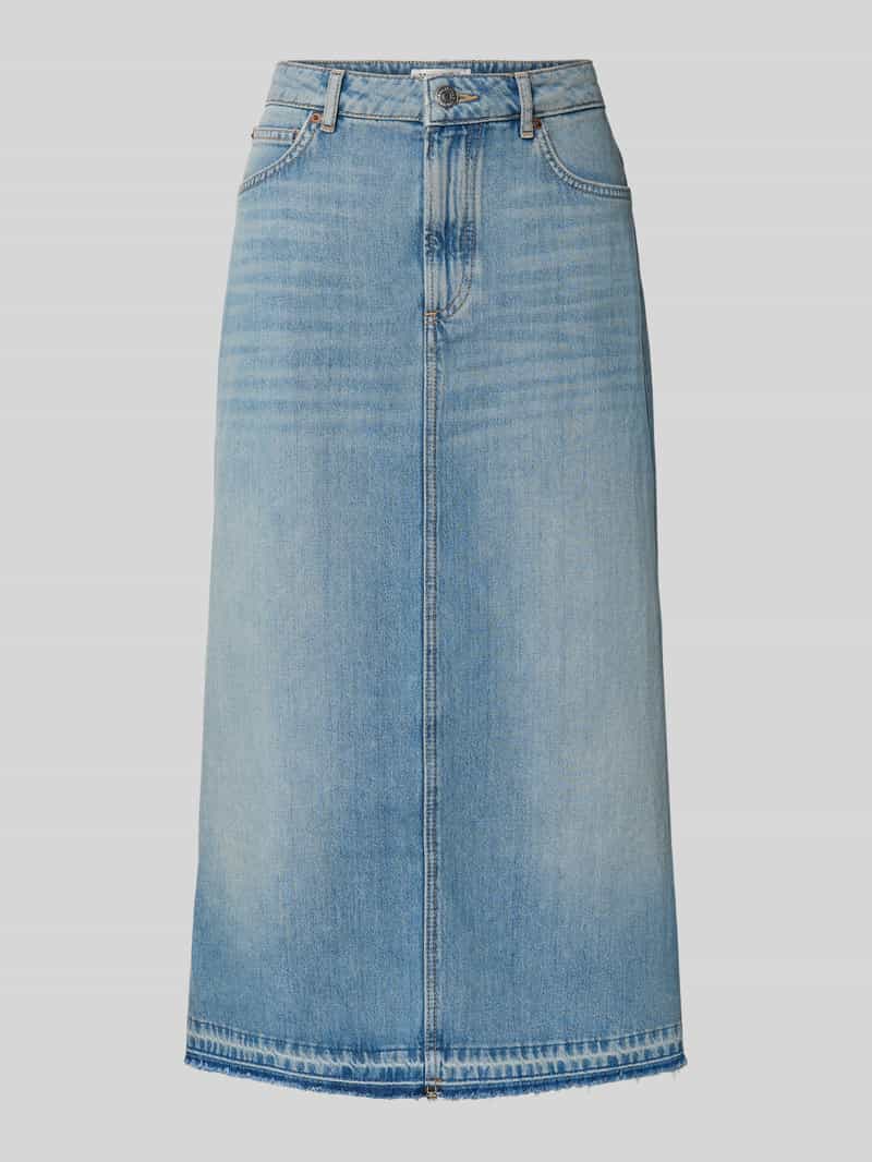Rozkloszowana spódnica jeansowa z czystej Bawełna