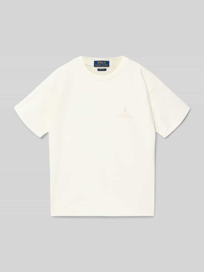 T-shirt o kroju relaxed fit z czystej bawełny