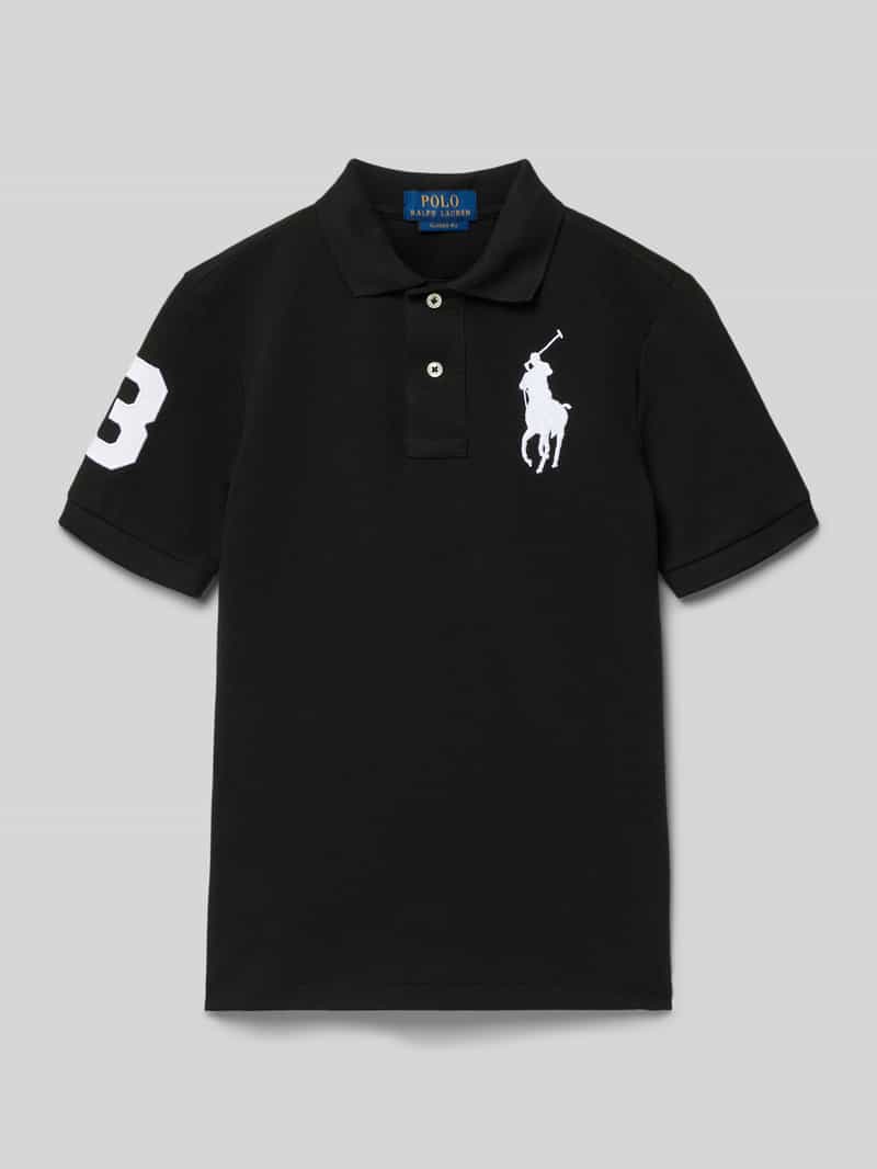 Koszulka polo Regular Fit z czystej bawełny