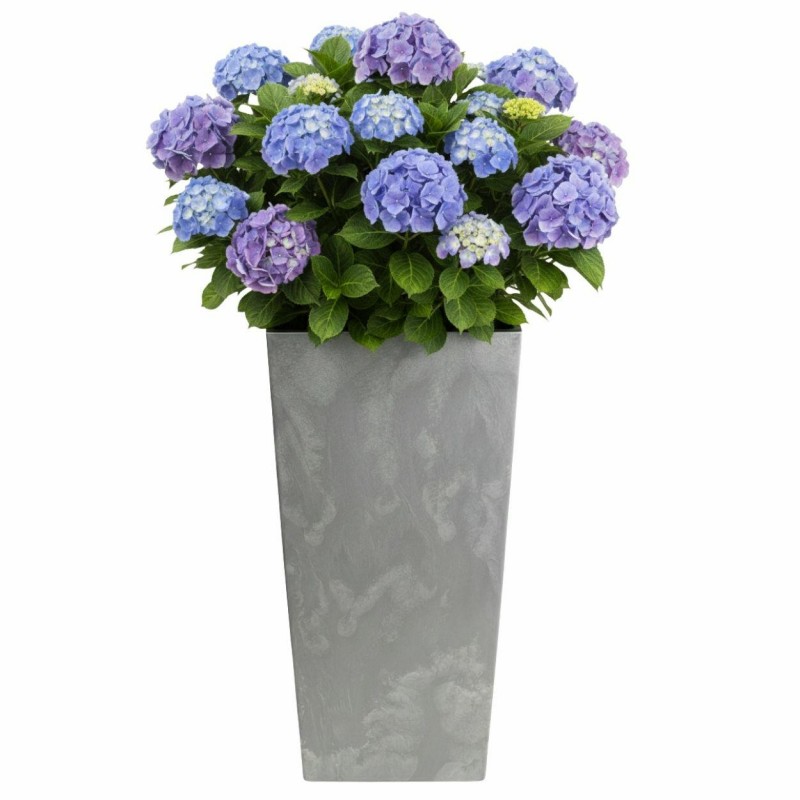 HowHomely Donica Porto Szary Beton h75x39,6x39,6 cm