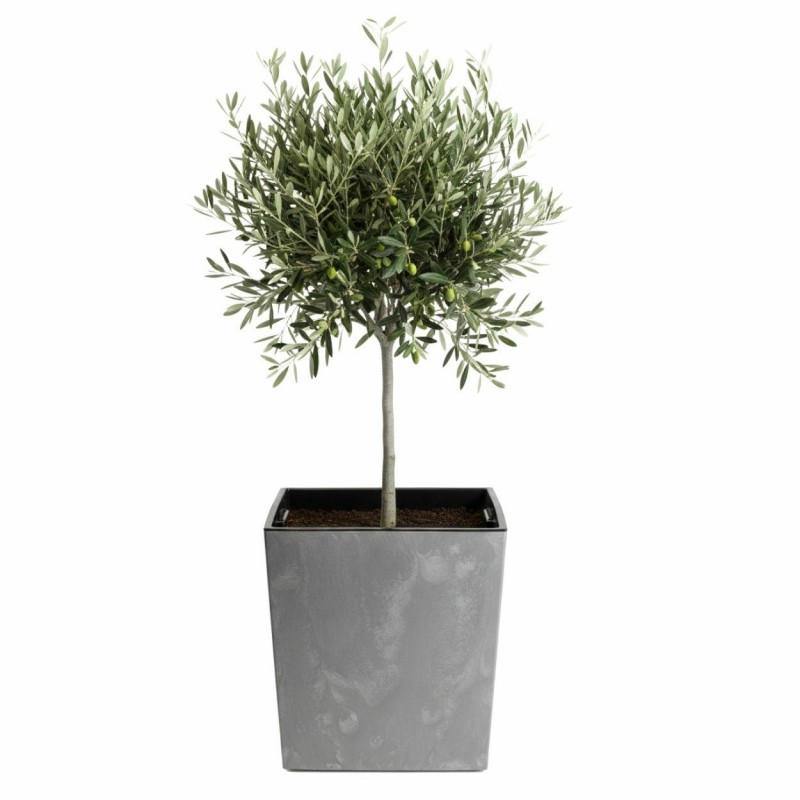 HowHomely Donica Flore Szary Beton h41x39,5x39,5 cm