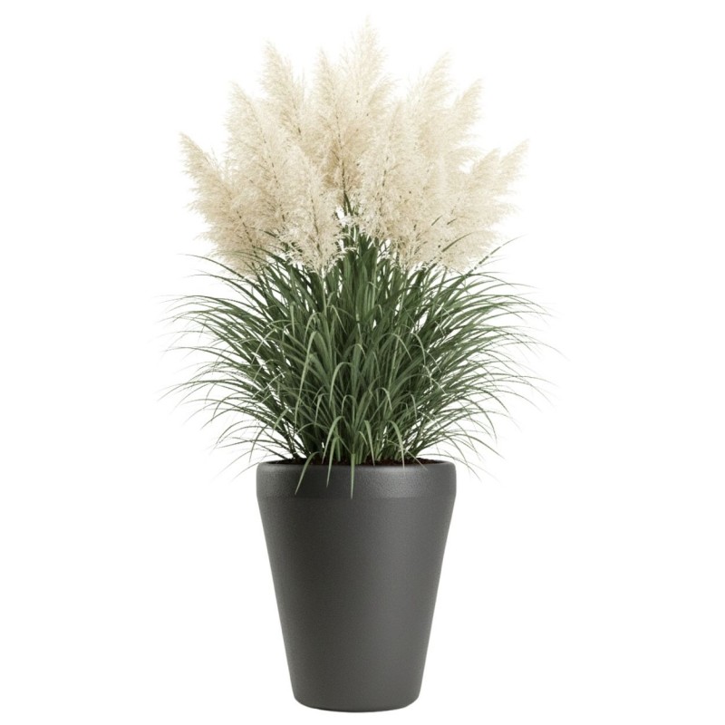 HowHomely Donica Purea wysoka antracyt h51,2x39,5 cm