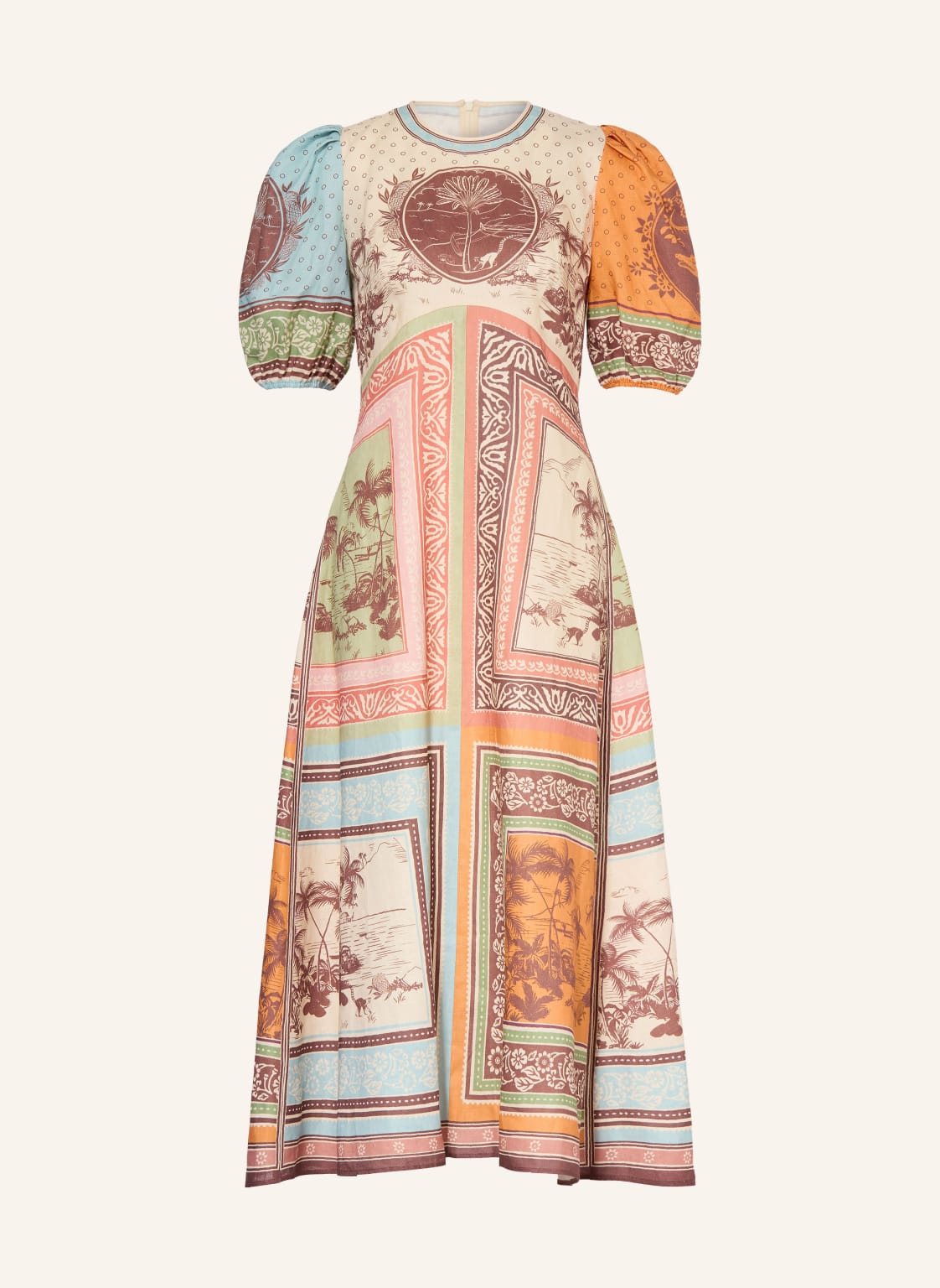 Alémais Sukienka Lniana Alberta rosa