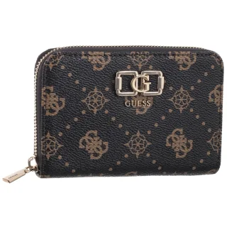 Portfel Emelie Logo Slg Med Zip Around SWGP99 28140 Espresso Logo (GU869-a) Guess