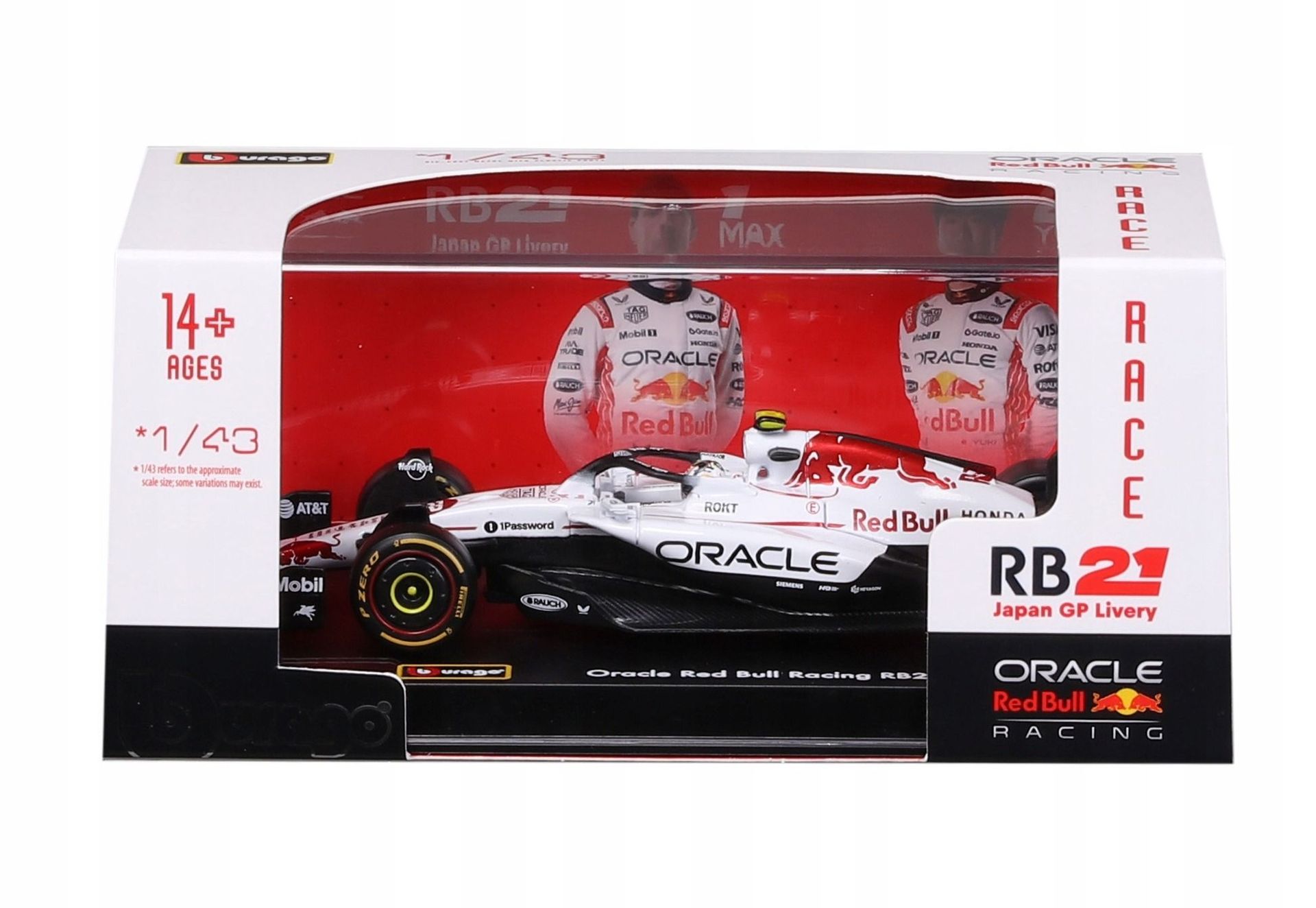 Bburago model 143 bolid f1 red bull rb21 tsunoda gp japonii 2025 18-38234 - model lub pojazd
