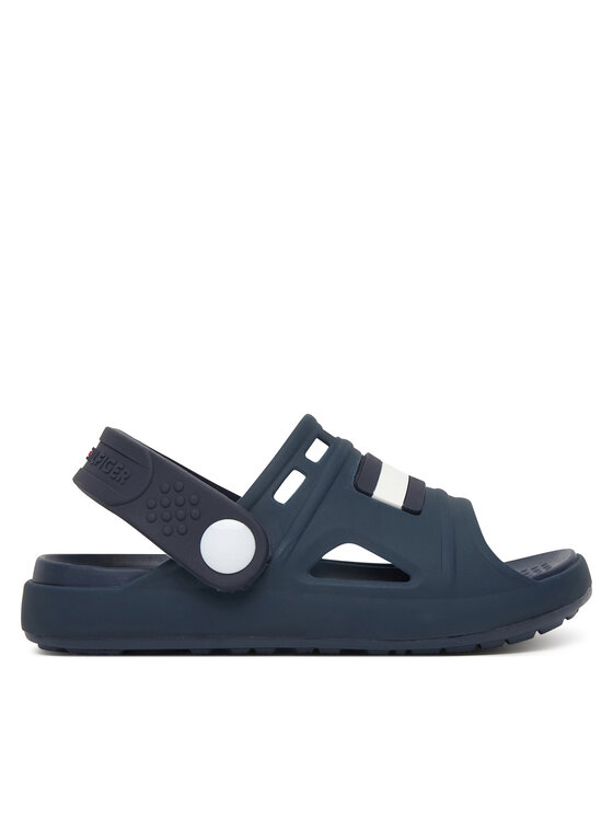 Tommy Hilfiger Sandały T3XF-34401-0083 Granatowy