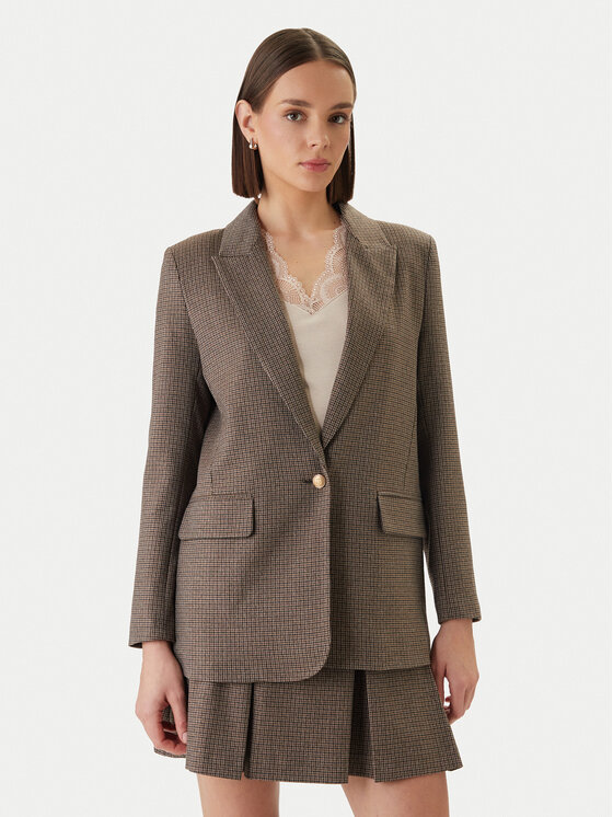 Morgan Bluzka 251-DELI Beżowy Slim Fit