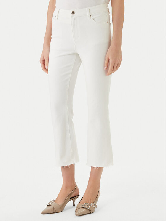 Morgan Jeansy 261-PAKELO1 Biały Slim Fit