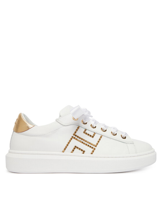 Elisabetta Franchi Sneakersy F4A9-E0504-0092 D Biały