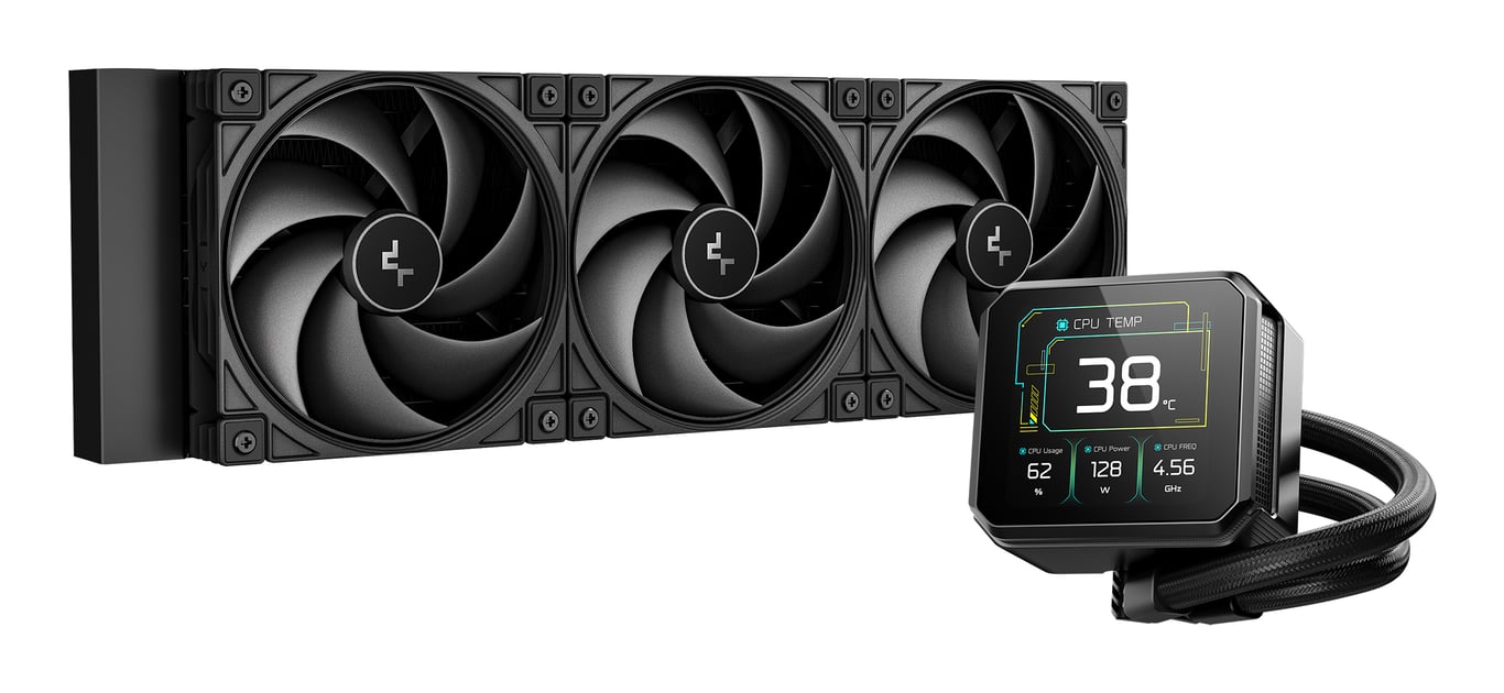 DeepCool Spartacus 360 Procesor Zestaw do chłodzenia płynami 12 cm Czarny R-SPT360-BKDSMP-G-1
