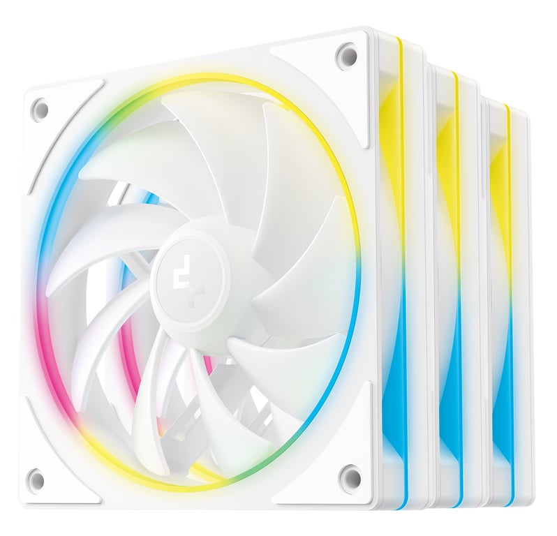 DeepCool FL12 SE WH 3IN1 Obudowa komputera Wentylator 12 cm Biały R-FL12RSE-WHAPN3-G
