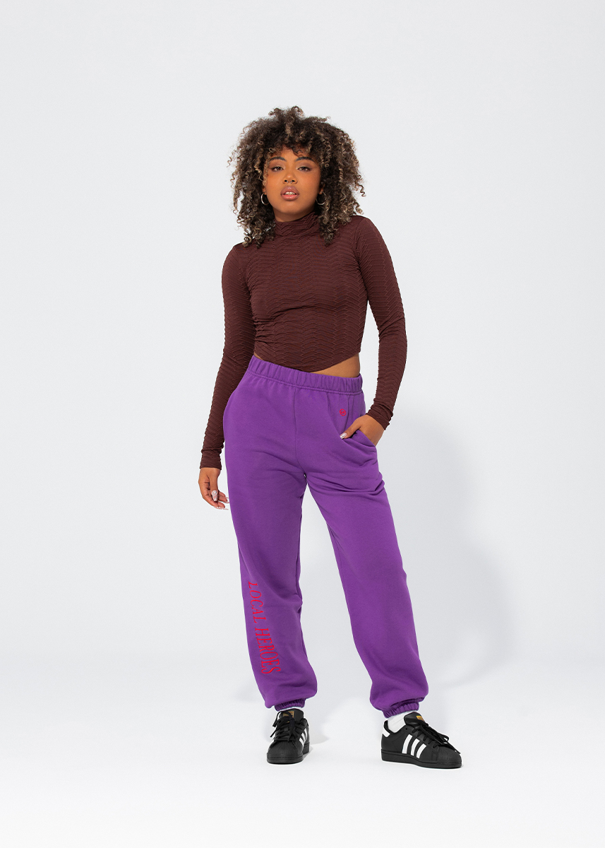 Spodnie dresowe lh 2013 purpurowe