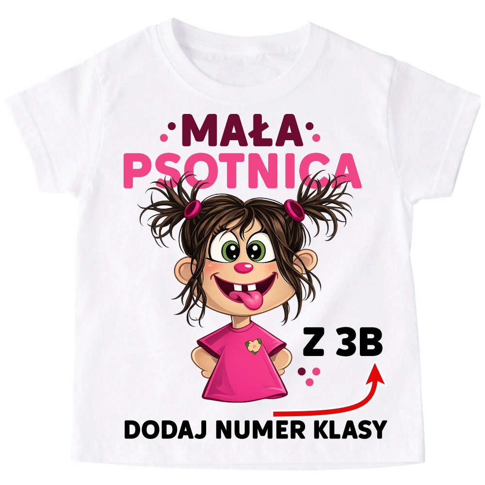 Personalizowane Koszulki dla koleżanek z klasy na Dzień Kobiet - z brunetką