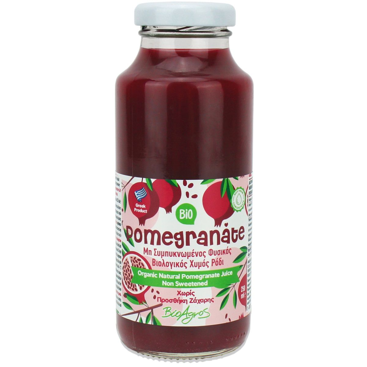 Bioagros Sok z granatu nfc 250 ml Bio - żywność