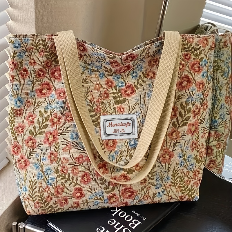 TEMU [2 Kolory Opcjonalne] Retro Damska Torebka - Torba na Ramię o Dużej Pojemności z Miękkim Paskiem na Ramię, Zapięciem na Zamek Błyskawiczny i