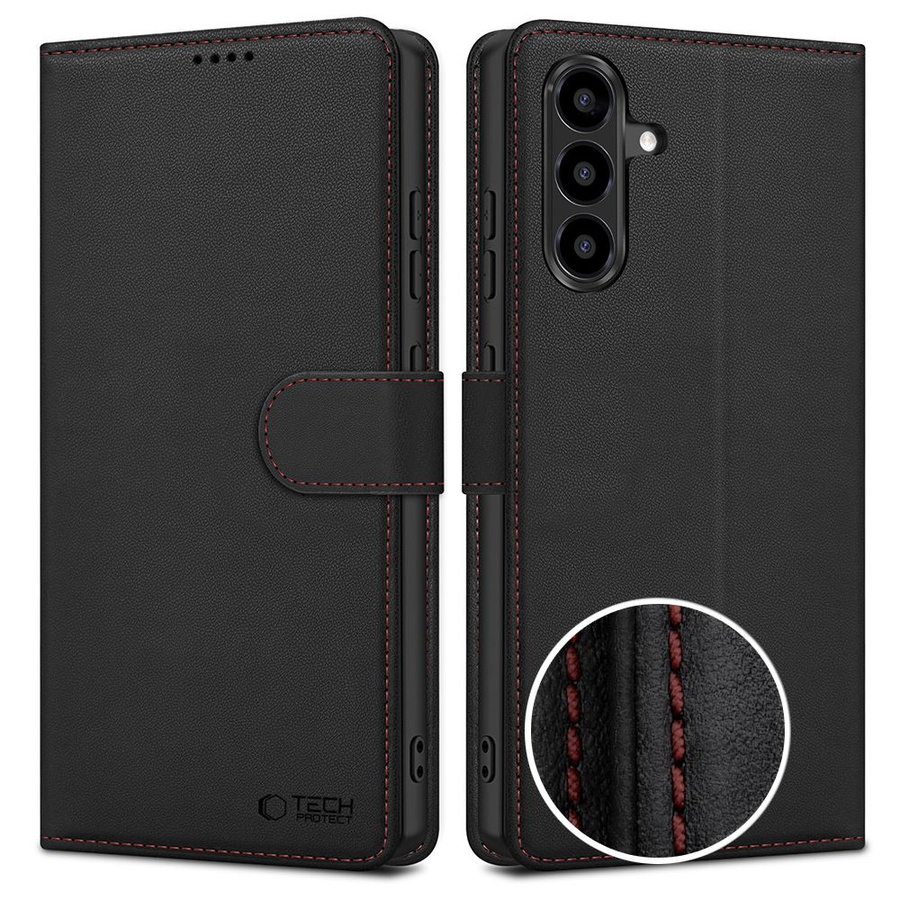 TECH-PROTECT WALLET GALAXY A57 5G BLACK/RED