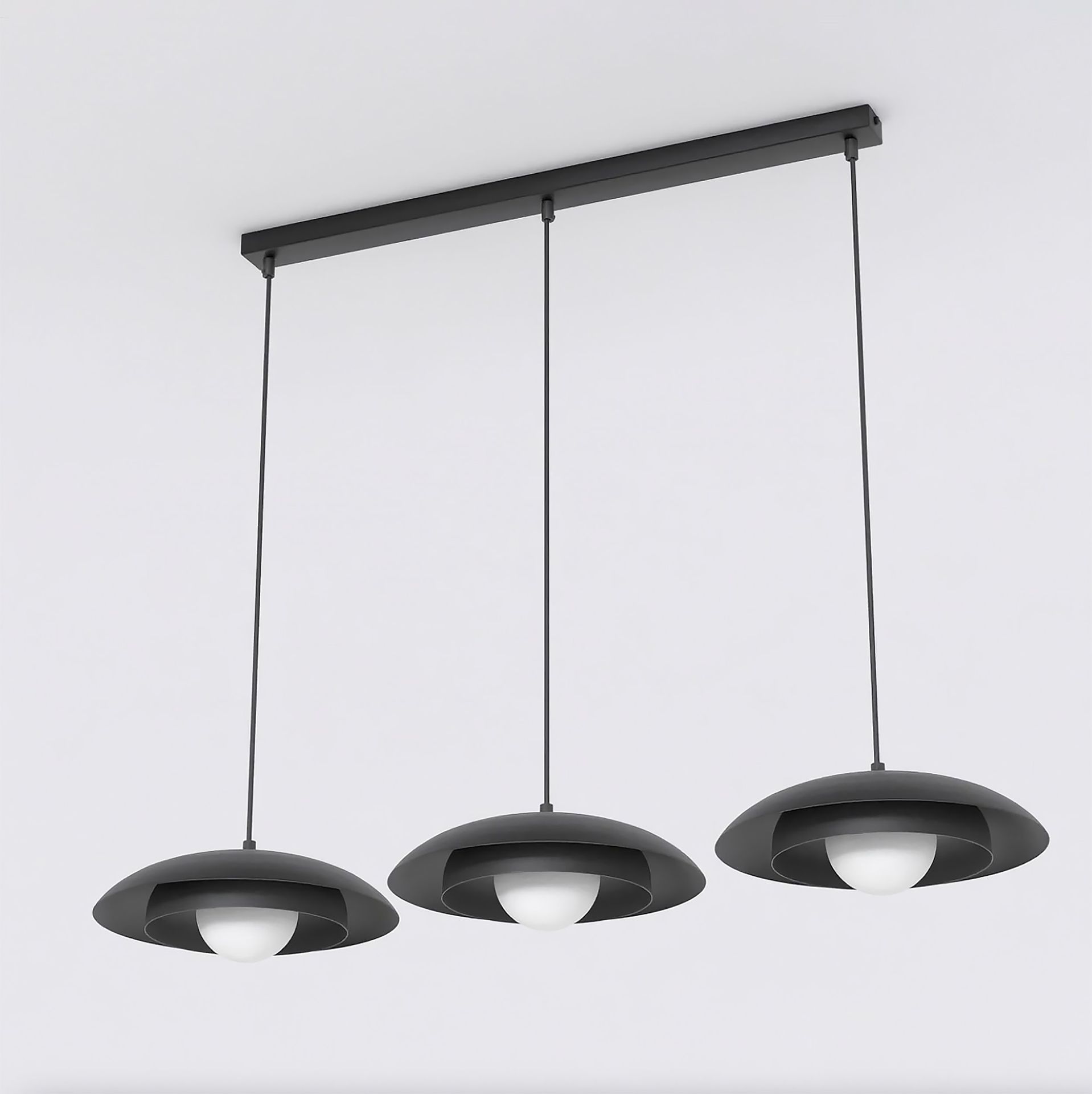 Lampa wisząca SKIN 3xG9 - czarny