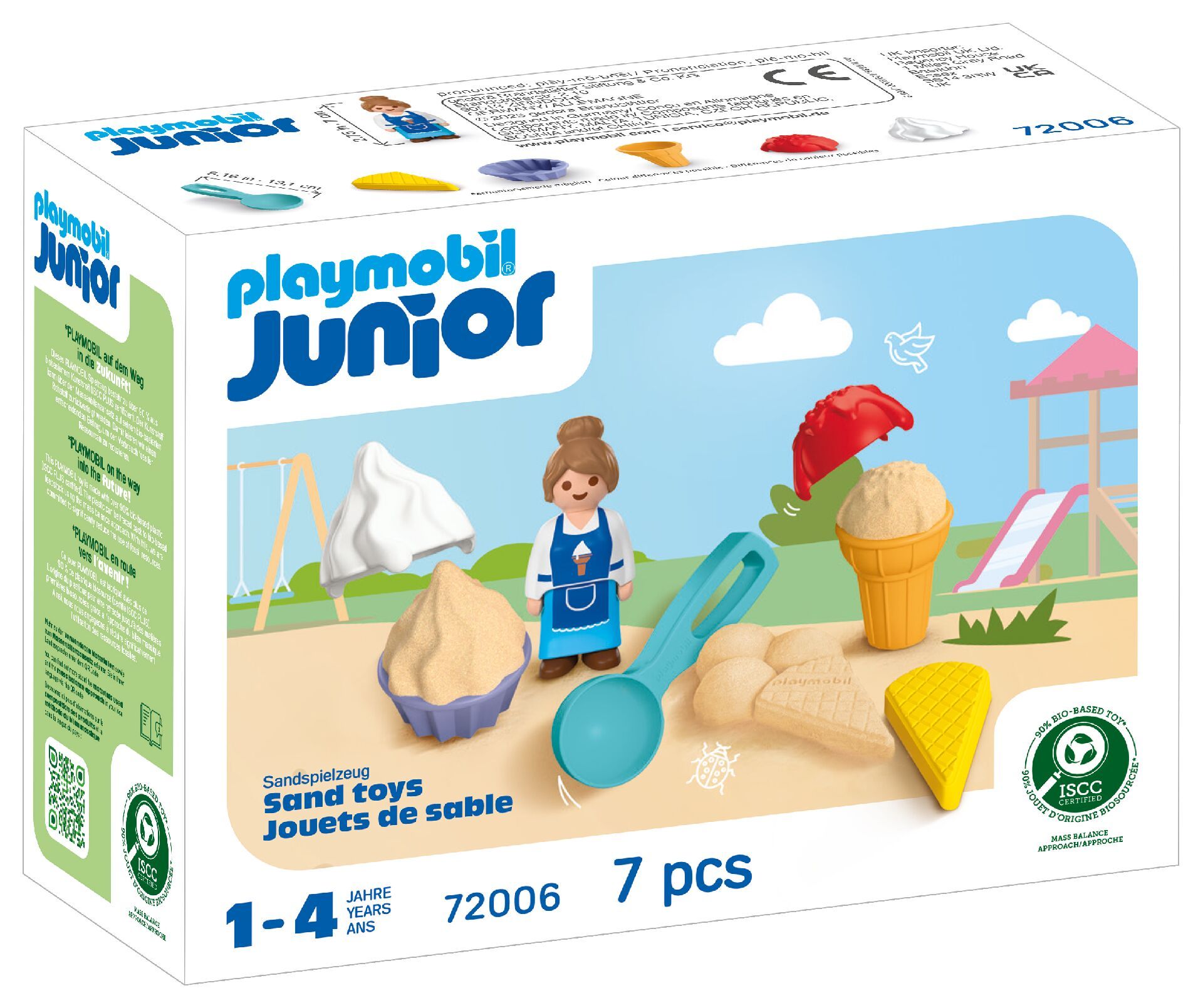 Playmobil Junior Lodziarnia z piasku 72006 - klocki