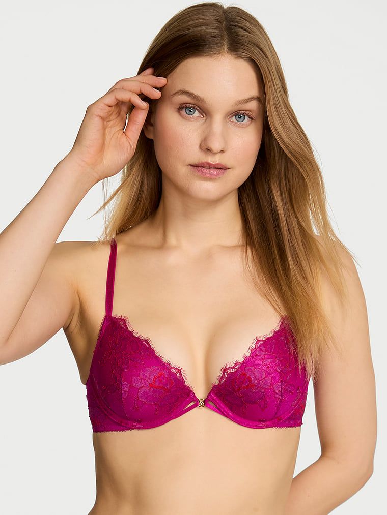 Very Sexy Biustonosz lekko usztywniany koronkowy Rose Lace Demi