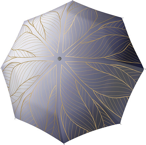 Parasol automatyczny Carbonsteel Long niebiesko-złota