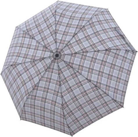 Parasol automatyczny Carbonsteel Long w kratę szary