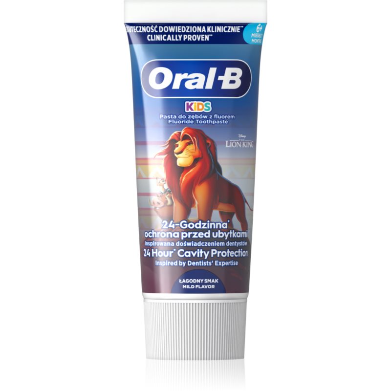 Oral-B Kids Lion King pasta do zębów dla dzieci o smaku owocowym 6 m+ 60 ml