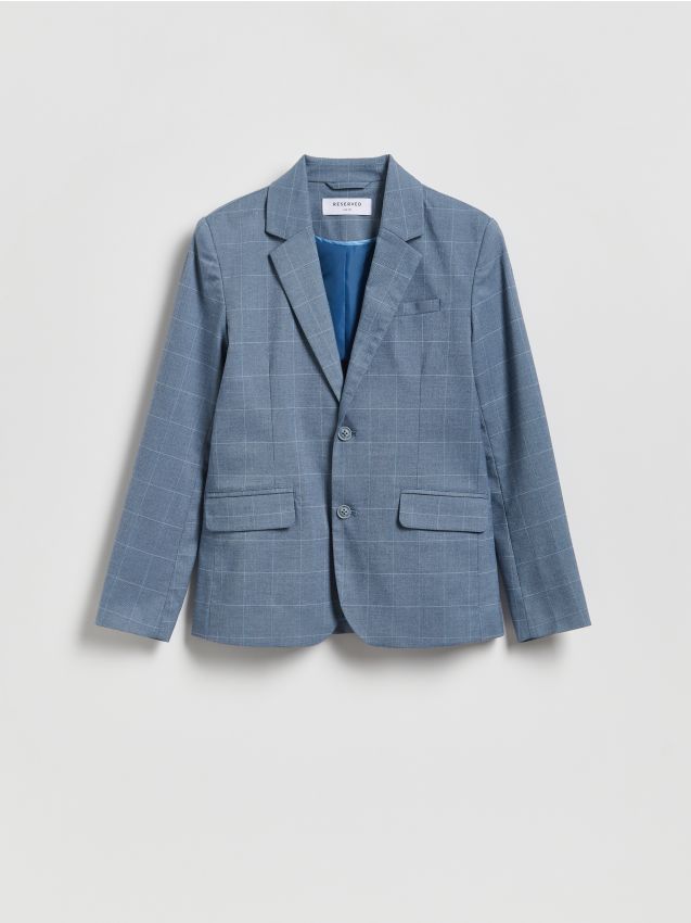 Reserved - Marynarka z dodatkiem wiskozy - niebieski