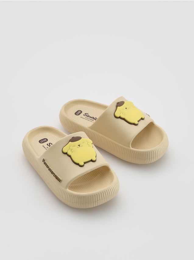 Reserved - Klapki Pompompurin - beżowy