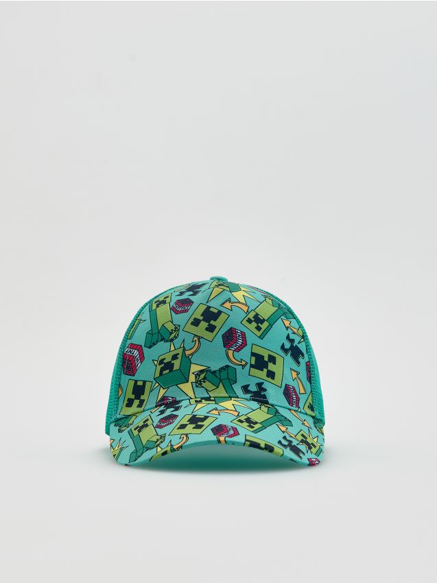 Reserved - Czapka z daszkiem Minecraft - wielobarwny