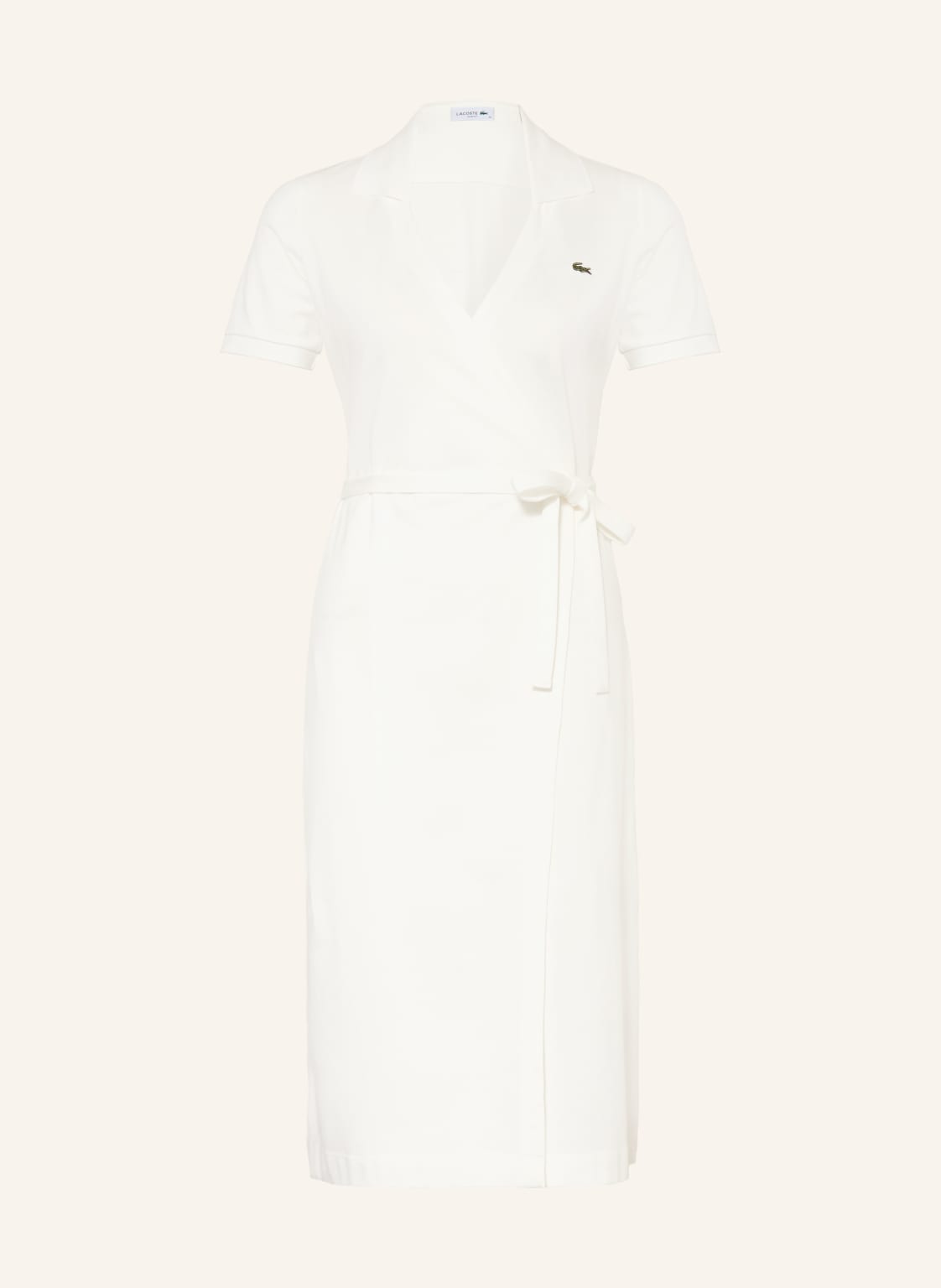 Lacoste Sukienka Kopertowa weiss