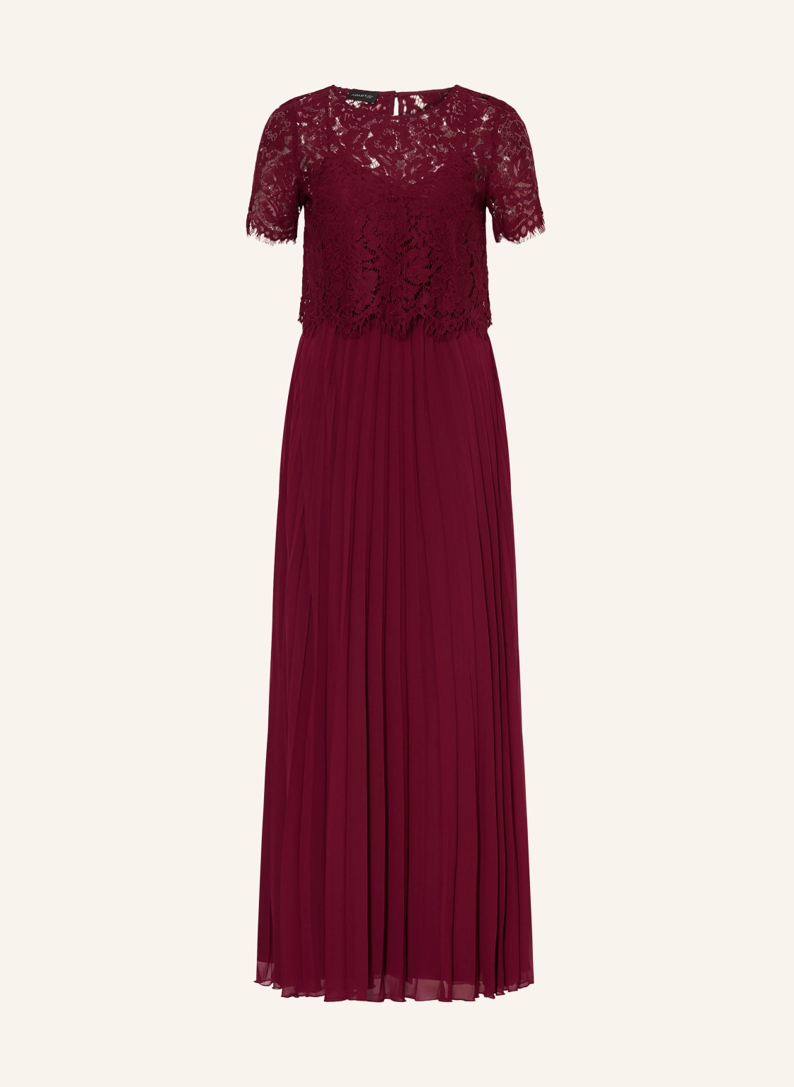 Apart Zestaw: Suknia Wieczorowa I Bluzka Z Koronki rot