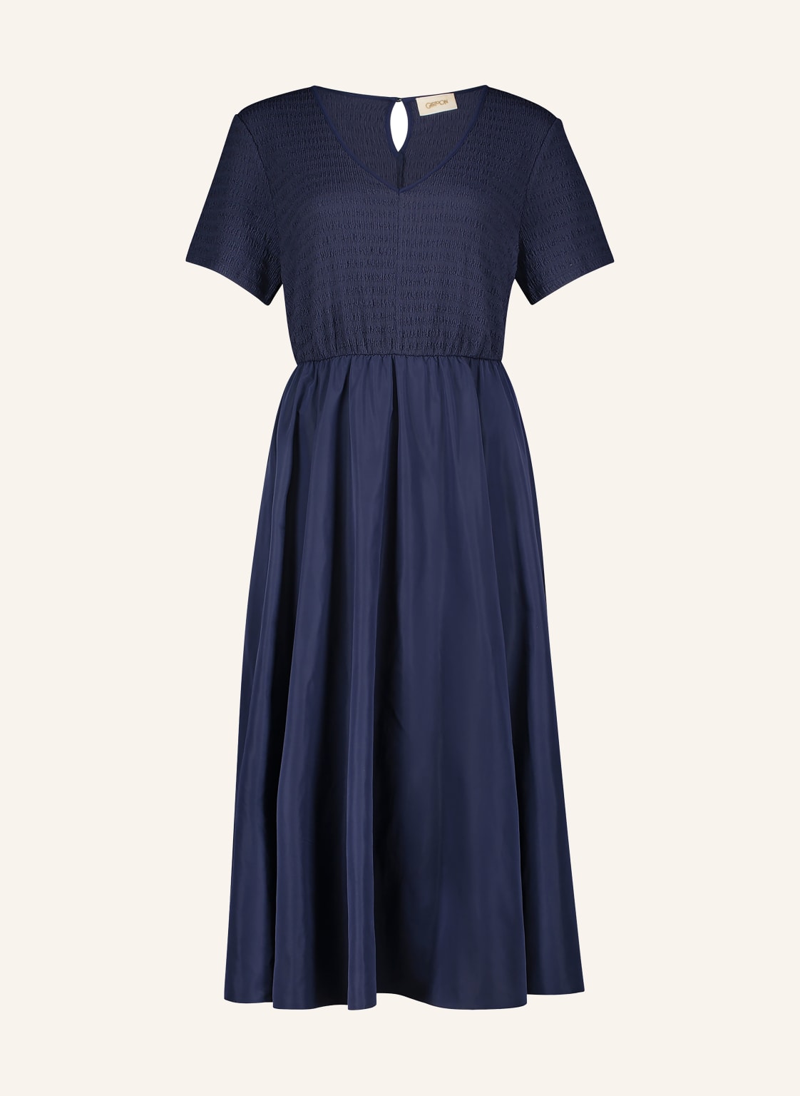 Cartoon Sukienka Z Mieszanki Materiałów blau