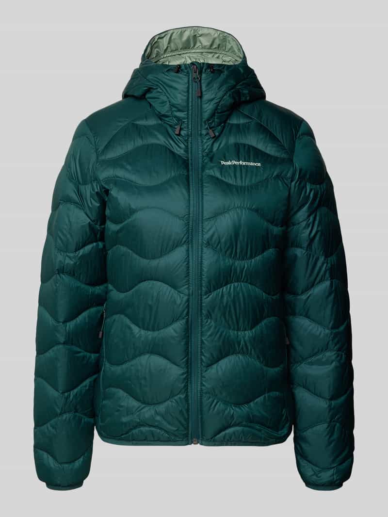 Kurtka pikowana z wypełnieniem z puchu i pierza model 'Helium'