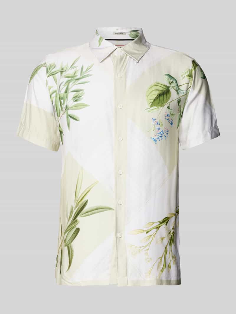 Koszula casual z wiskozy o kroju regular fit