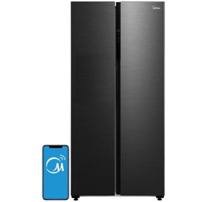MIDEA MDRS619FIE45 Side by Side No Frost 177.5cm Ciemny inox