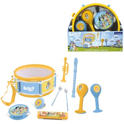 Zabawka zestaw instrumentów muzycznych LEXIBOOK Bluey 7w1 K360BY
