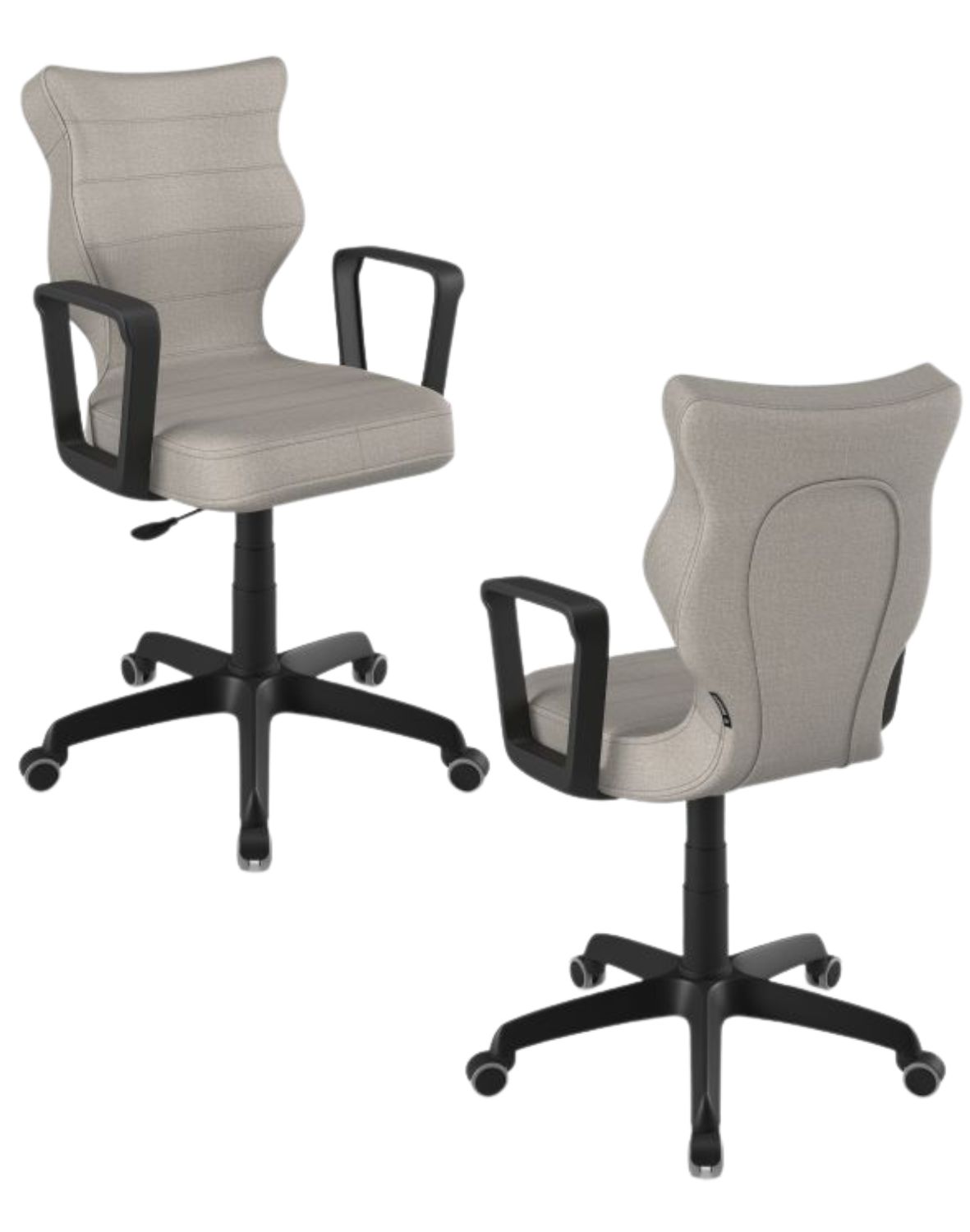 Krzesło młodzieżowe Entelo Norm, Czarna Podstawa, Rozmiar 5 (wzrost 146 - 176,5 cm)